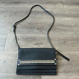 Black crossbody/clutch/wristlet.